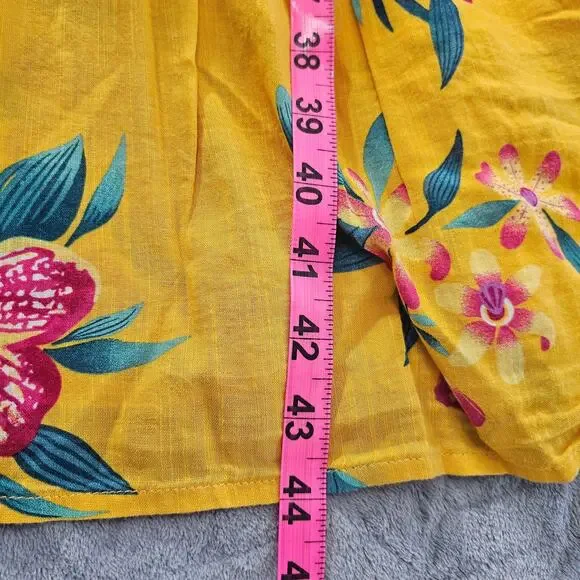 Old navy cami Tie-Belt Ruffle-Trim Midi Dress sz L - Picture 7 of 7